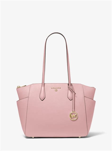 Marilyn Medium Saffiano Leather Tote Bag 